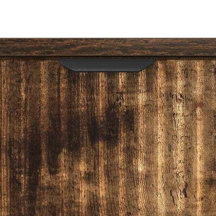 Sängbord Rökfärgad ek 63.5 x 36 x 61 cm Konstruerat trä