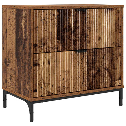 Sängbord Gammalt trä 63.5 x 36 x 61 cm Konstruerat trä