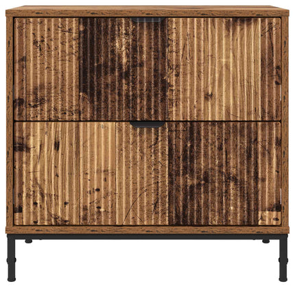 Sängbord Gammalt trä 63.5 x 36 x 61 cm Konstruerat trä