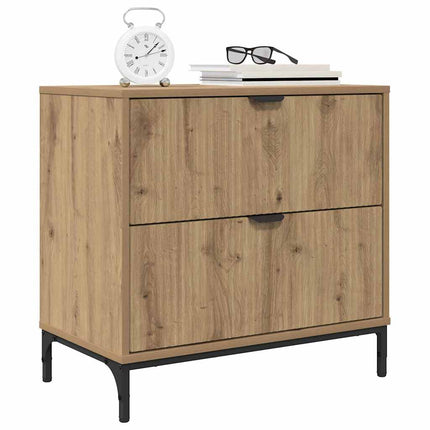 Sängbord med låda artisan ek 63.5 x 36 x 61 cm Konstruerat trä