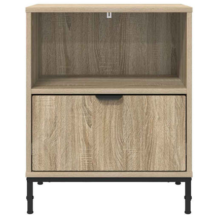 Nattduksbord med låda Sonoma ek 49 x 36 x 61 cm Konstruerat trä