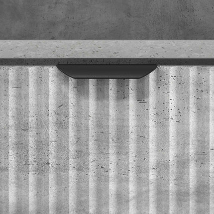 Nattduksbord 2 st Betonggrå 49 x 36 x 61 cm Konstruerat trä