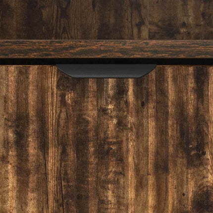 Nattduksbord Rökfärgad ek 49 x 36 x 61 cm Konstruerat trä