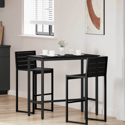 bord Svart Ek 100 x 50 x 90,5 cm Konstruerat trä och stål