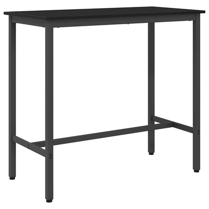 bord Svart Ek 100 x 50 x 90,5 cm Konstruerat trä och stål
