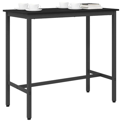 bord Svart Ek 100 x 50 x 90,5 cm Konstruerat trä och stål