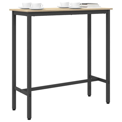 bord Sonoma-ek 100 x 40 x 100,5 cm Konstruerat trä och stål