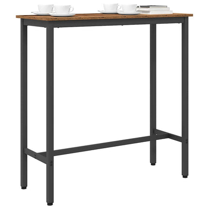 bord Gammalt trä 100 x 40 x 100,5 cm Konstruerat trä och stål