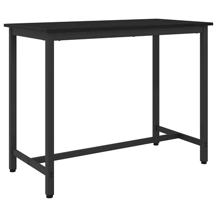 bord Svart Ek 100 x 50 x 76,5 cm Konstruerat trä och stål