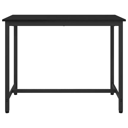 bord Svart Ek 100 x 50 x 76,5 cm Konstruerat trä och stål