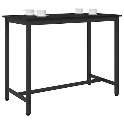 bord Svart Ek 100 x 50 x 76,5 cm Konstruerat trä och stål