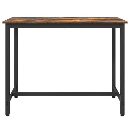 bord Rökt ek 100 x 50 x 76,5 cm Konstruerat trä och stål
