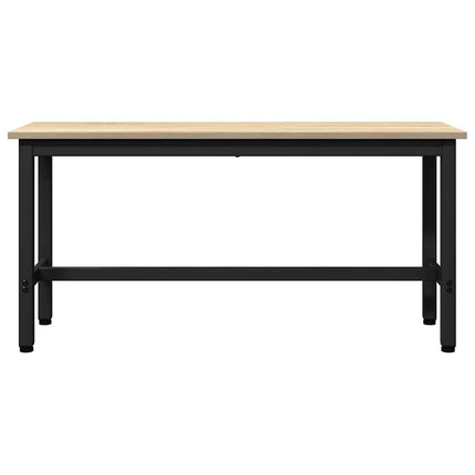 Matbänk 2 pcs Sonoma-ek 100 x 32,5 x 48,5 cm