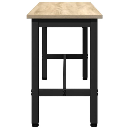 Matbänk 2 pcs Sonoma-ek 100 x 32,5 x 48,5 cm