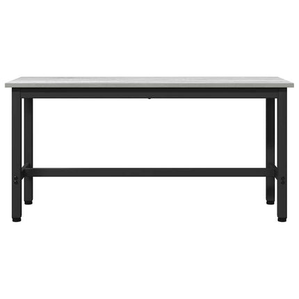 Matbänk 2 pcs Grå Sonoma 100 x 32,5 x 48,5 cm