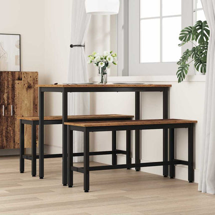 Matbänk Gammalt trä 100 x 32,5 x 48,5 cm
