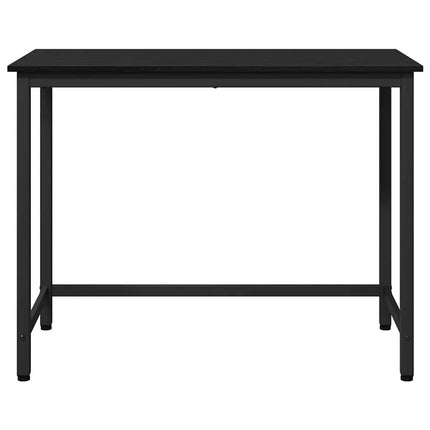 bord Svart Ek 80 x 50 x 76,5 cm Konstruerat trä och stål