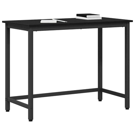 bord Svart Ek 80 x 50 x 76,5 cm Konstruerat trä och stål