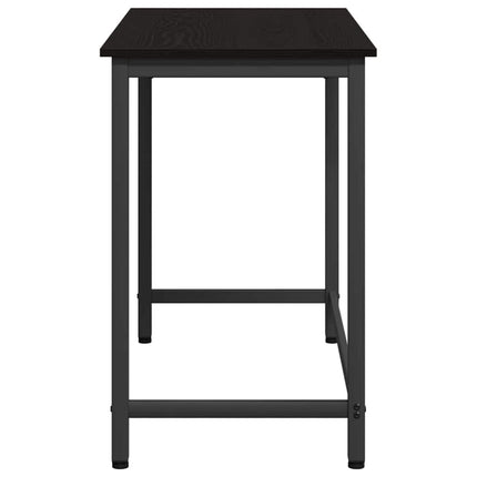 bord Svart Ek 80 x 50 x 76,5 cm Konstruerat trä och stål