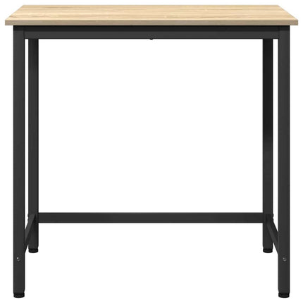bord Sonoma-ek 100 x 50 x 76,5 cm Konstruerat trä och stål