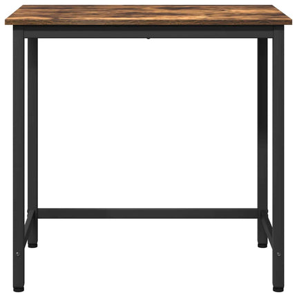 bord Rökt ek 100 x 50 x 76,5 cm Konstruerat trä och stål