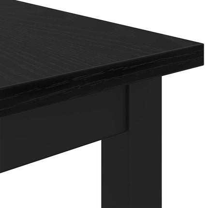 bord Svart Ek 100 x 50 x 76,5 cm Konstruerat trä och stål