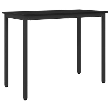bord Svart Ek 100 x 50 x 76,5 cm Konstruerat trä och stål