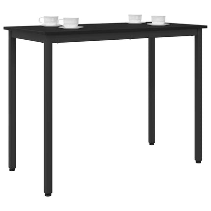 bord Svart Ek 100 x 50 x 76,5 cm Konstruerat trä och stål