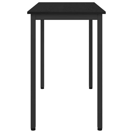 bord Svart Ek 100 x 50 x 76,5 cm Konstruerat trä och stål