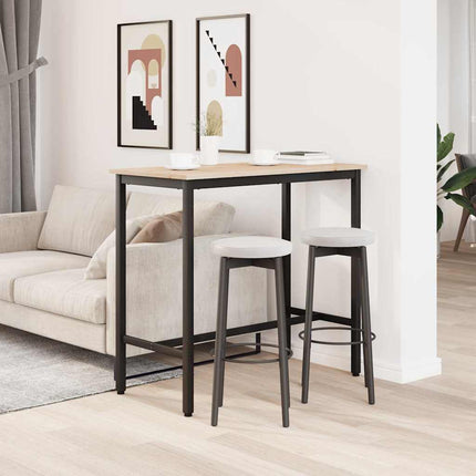 bord Naturfärg 100 x 50 x 91 cm Konstruerat trä och stål