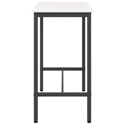 bord Vit 100 x 50 x 91 cm Konstruerat trä och stål