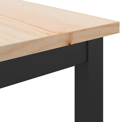 bord Naturfärg 100 x 40 x 101 cm Konstruerat trä och stål