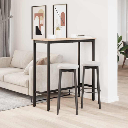bord Naturfärg 100 x 40 x 101 cm Konstruerat trä och stål