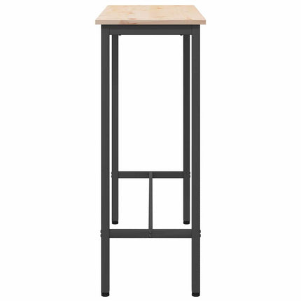 bord Naturfärg 100 x 40 x 101 cm Konstruerat trä och stål