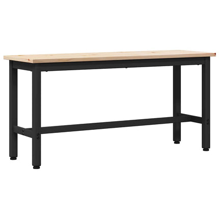 Matbänk Naturfärg 100 x 32,5 x 49 cm Massivt furuträ