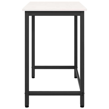 bord Vit 80 x 50 x 77 cm Konstruerat trä och stål