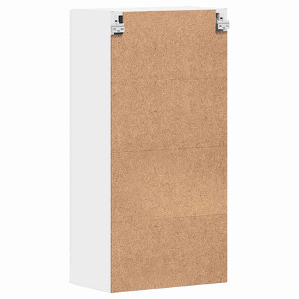 Träskåp med lagring Vit 50 x 29 x 100 cm Konstruerat trä