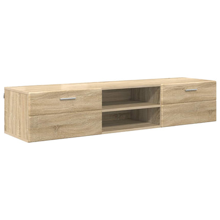 Träskåp med låda Sonoma-ek 150 x 39 x 30 cm Konstruerat trä