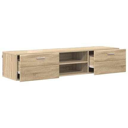 Träskåp med låda Sonoma-ek 150 x 39 x 30 cm Konstruerat trä