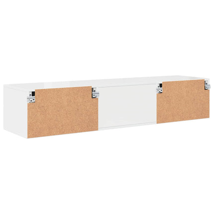 Träskåp med låda Betonggrå 150 x 39 x 30 cm Konstruerat trä