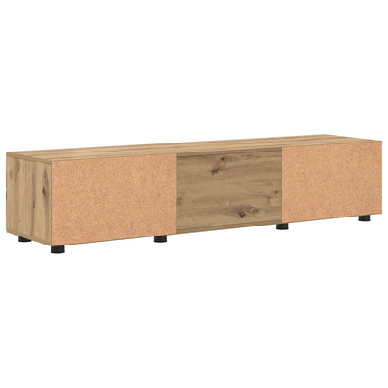 Träskåp med låda Artisan Ek 150 x 39 x 30 cm Konstruerat trä