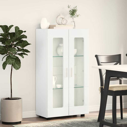 Sideboard FLORIN 55,5 x 29 x 100 cm Vit Konstruerat trä
