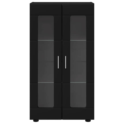 Sideboard FLORIN Svart 55,5 x 29 x 100 cm Konstruerat trä