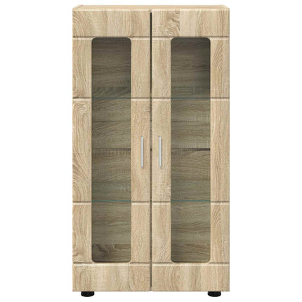 Sideboard FLORIN 55,5 x 29 x 100 cm Sonoma-ek Konstruerat trä