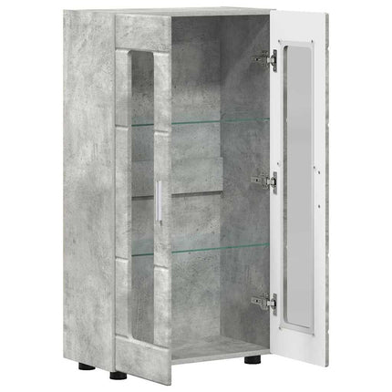 Sideboard FLORIN Betonggrå 55,5 x 29 x 100 cm Konstruerat trä
