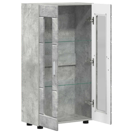 Sideboard FLORIN 55,5 x 29 x 100 cm Betonggrå Konstruerat trä