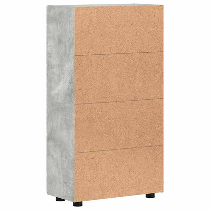 Sideboard FLORIN Betonggrå 55,5 x 29 x 100 cm Konstruerat trä