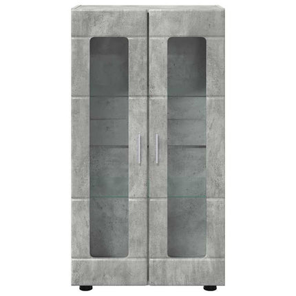 Sideboard FLORIN Betonggrå 55,5 x 29 x 100 cm Konstruerat trä