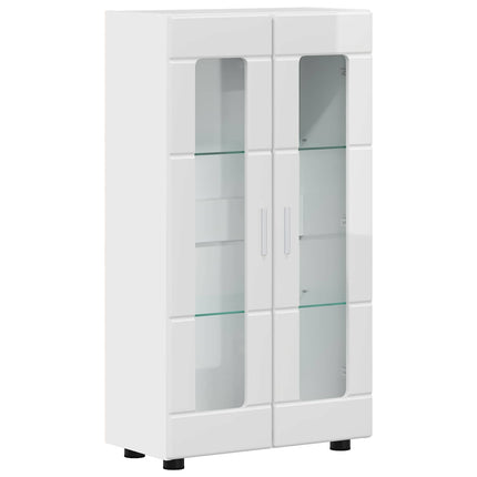 Sideboard FLORIN 55,5 x 29 x 100 cm Högblanka vita