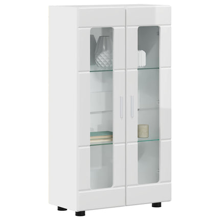Sideboard FLORIN 55,5 x 29 x 100 cm Högblanka vita